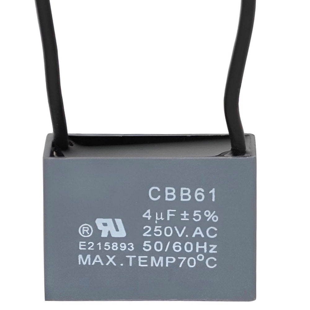 Ceiling Fan Motor Capacitor Replacement CBB61 2-Wire 4uF