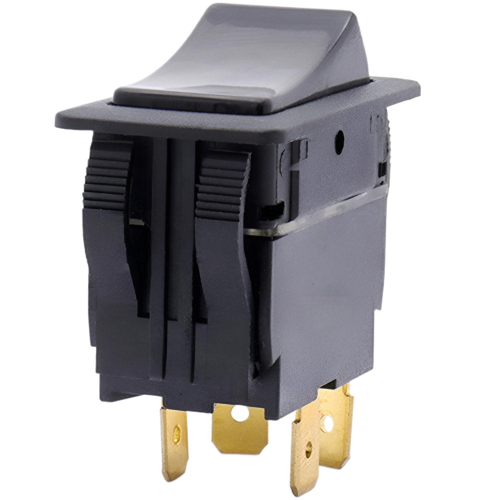 DPST rocker switch compatible with KEDU HY60E - side
