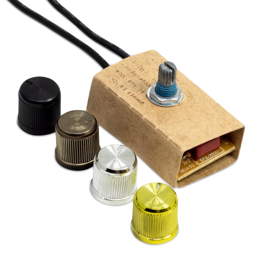 Zing Ear ZE-03 rotary table lamp dimmer switch - with 5 knobs