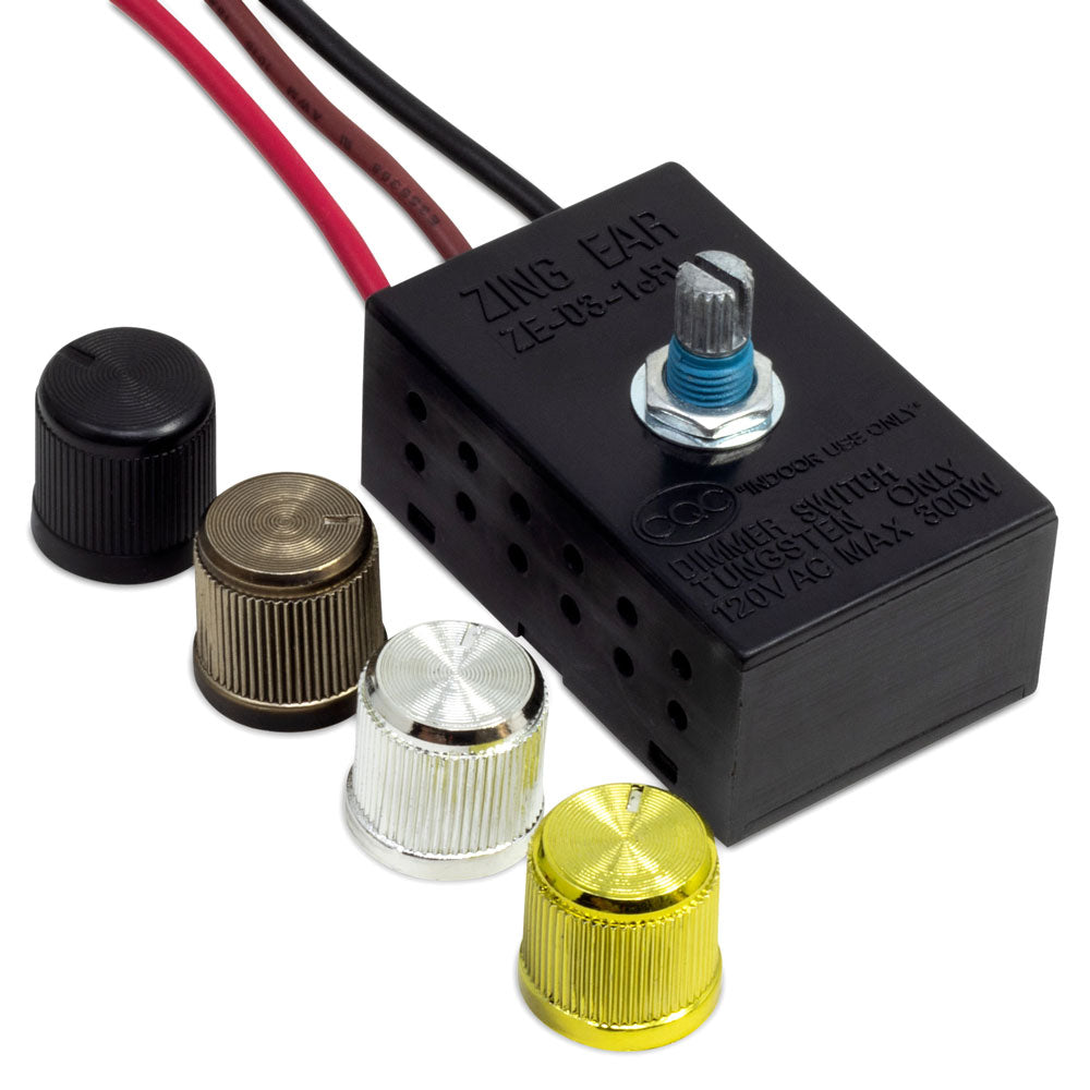 Zing Ear ZE-03-1 variable speed controller switch and lamp dimmer - with 4 knobs