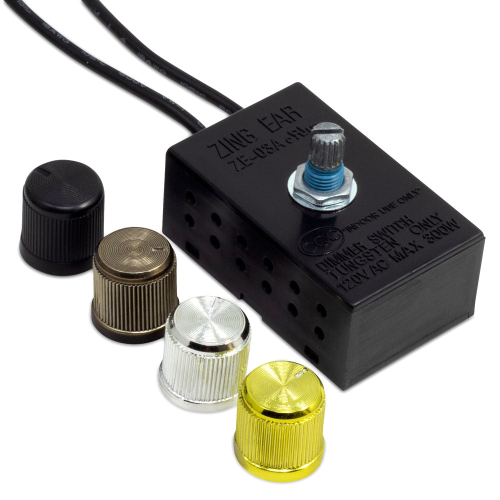 Zing Ear ZE-03A lamp dimmer and speed controller switch - with 4 knobs
