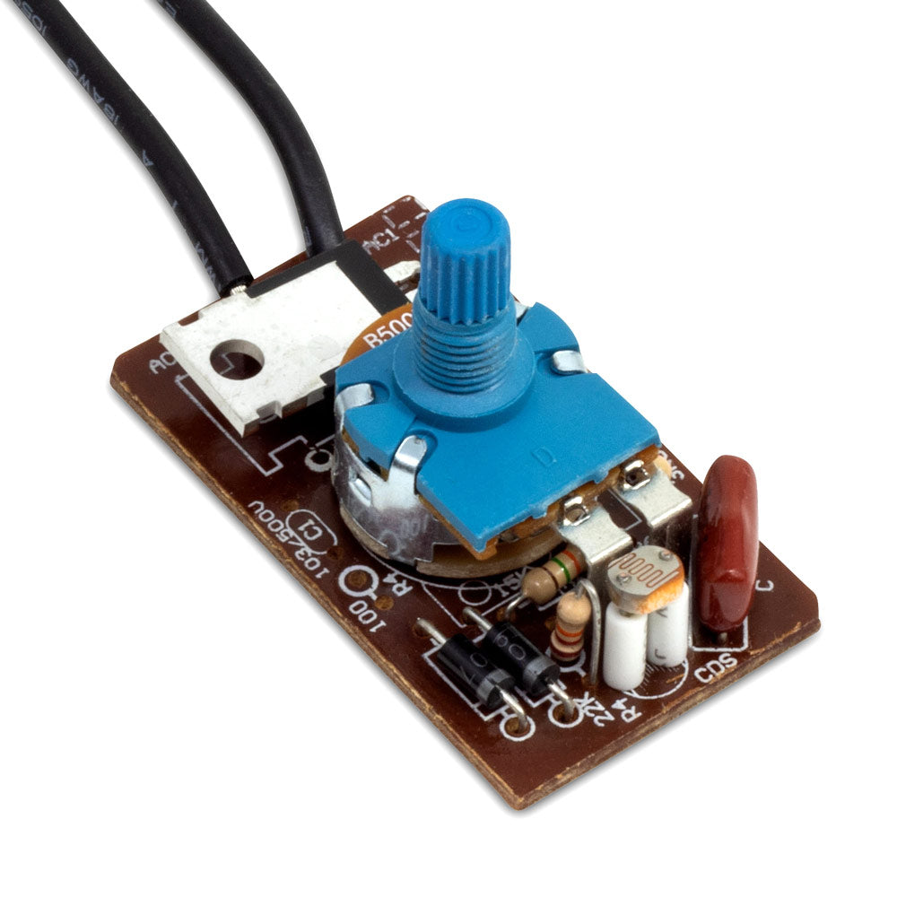 Zing Ear ZE-03SE lamp dimmer switch with photocell light sensor - internal components