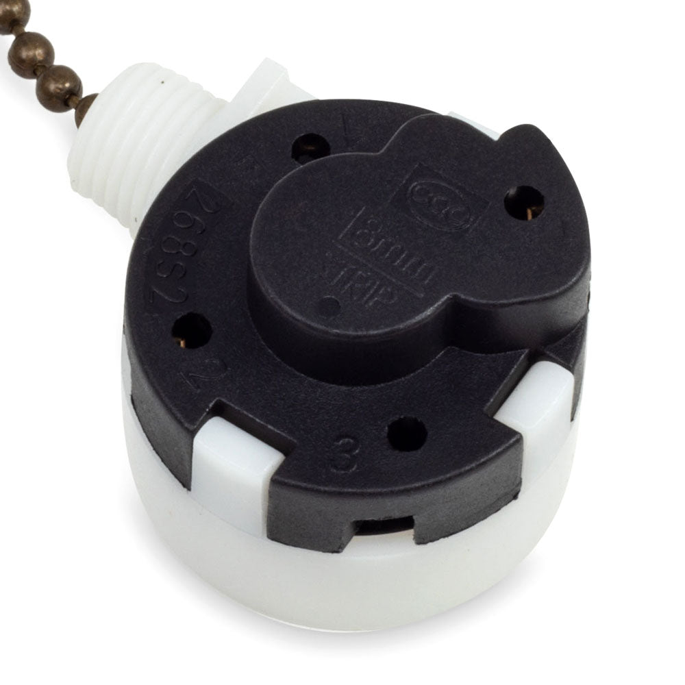 Zing Ear ZE-268S2 3 speed 4 wire fan switch - back view