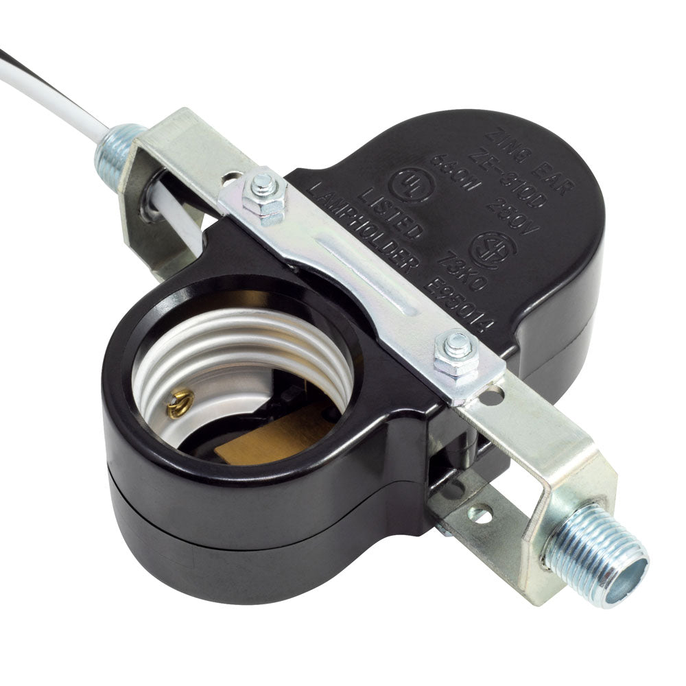 Zing Ear ZE-310D 2 Wire Lamp Holder Light Socket with 2 wires
