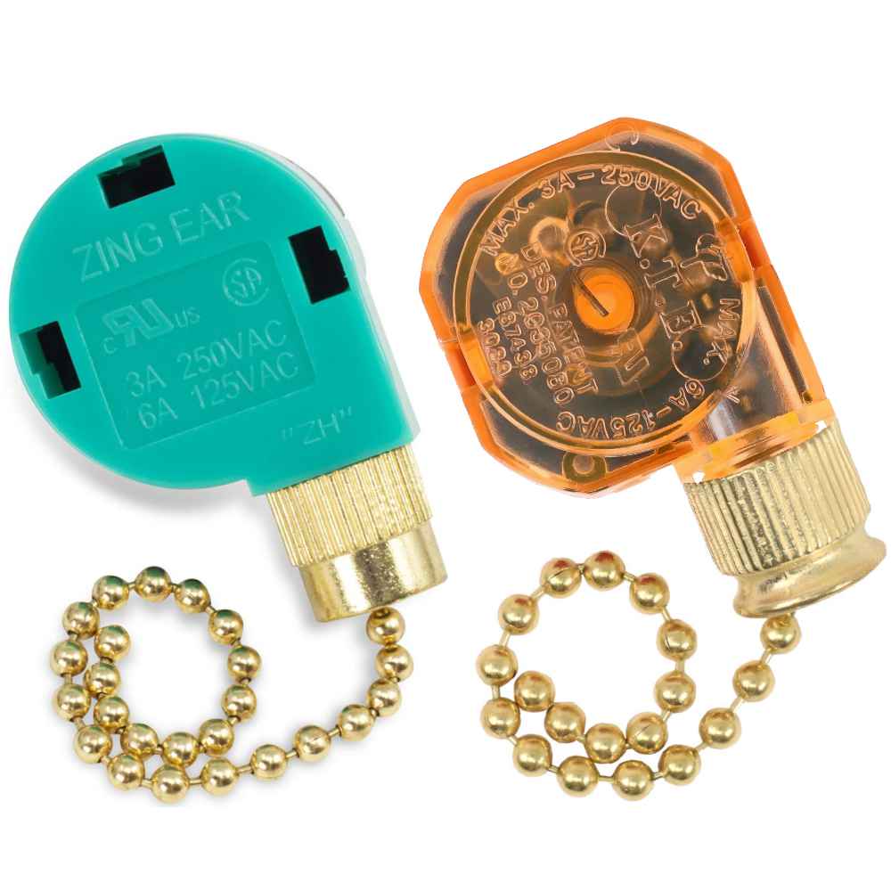 ZE-268S6 and KTE 3089M 3 Speed Ceiling Fan Wiring Diagram