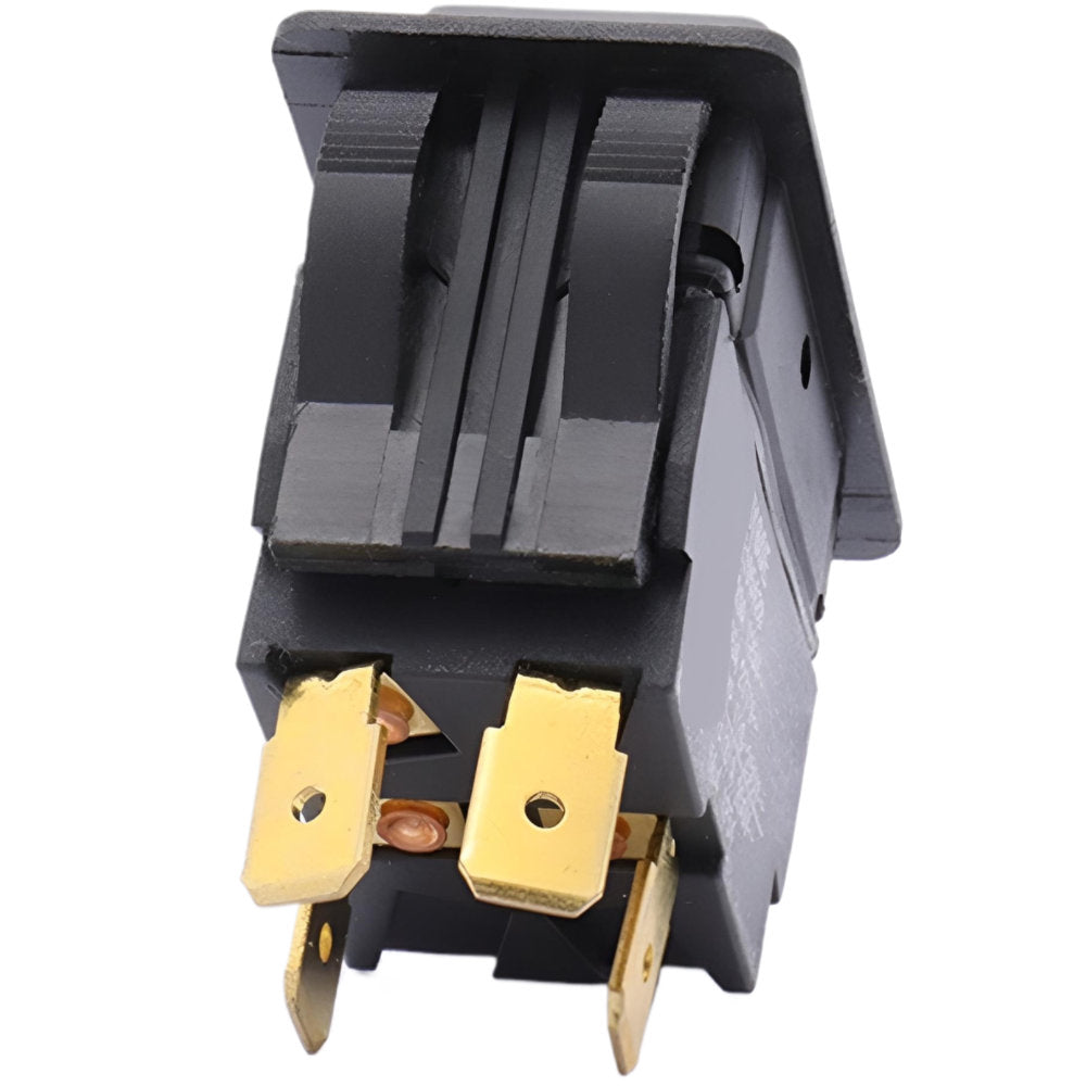 Electrical switch with gold contacts