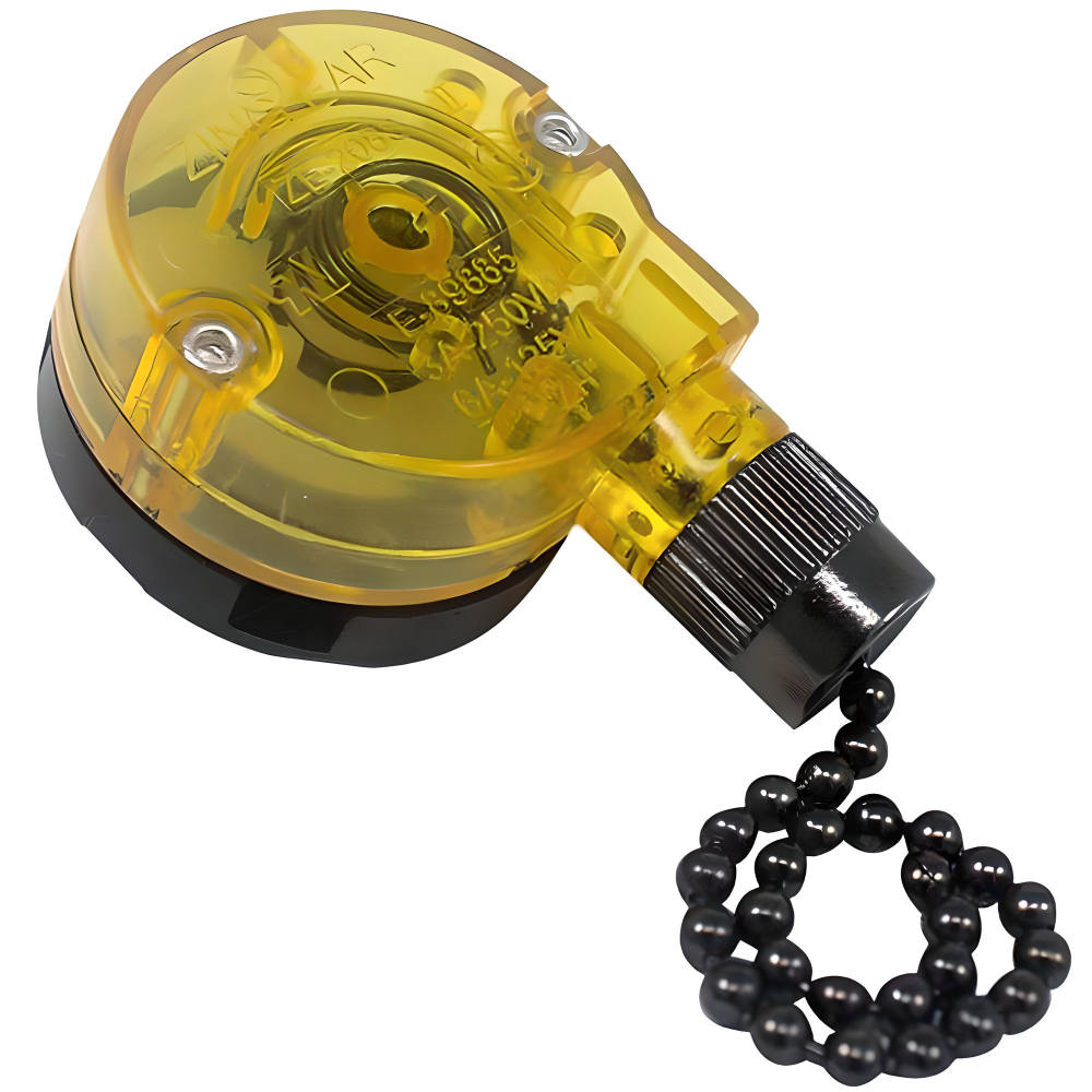 Zing Ear ZE-208S fan reverse direction switch - black nickel pull chain