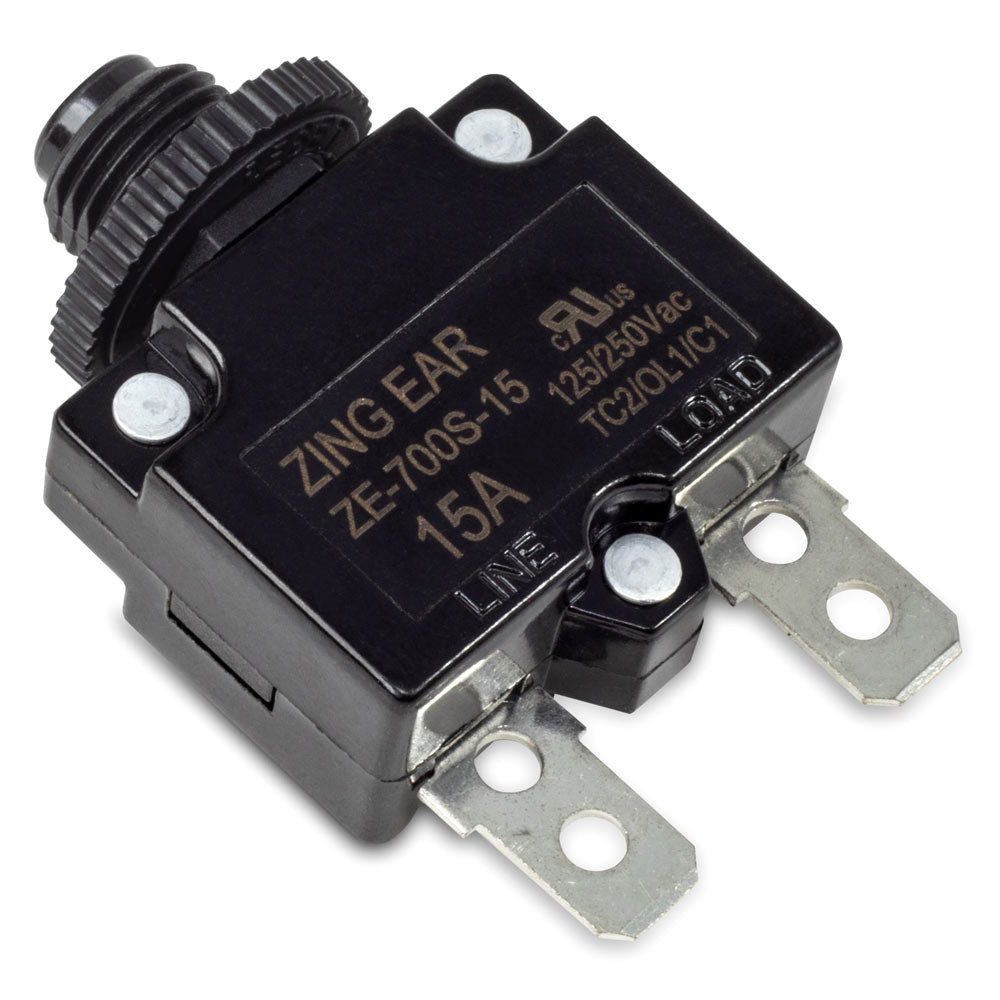 Zing Ear ZE-700S-15 Push Button Thermal Breaker 15A