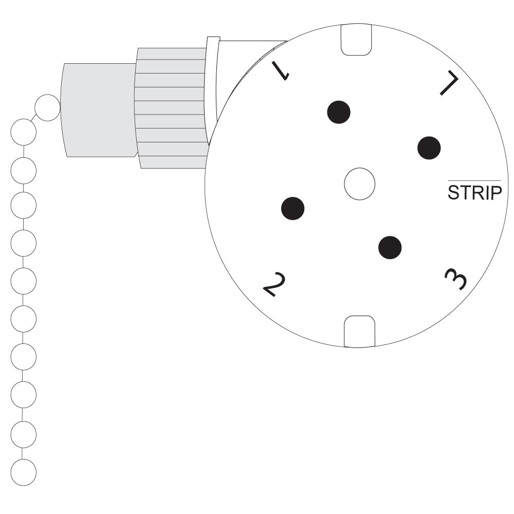 Zing Ear ZE-208S fan 3 speed switch - dimensions