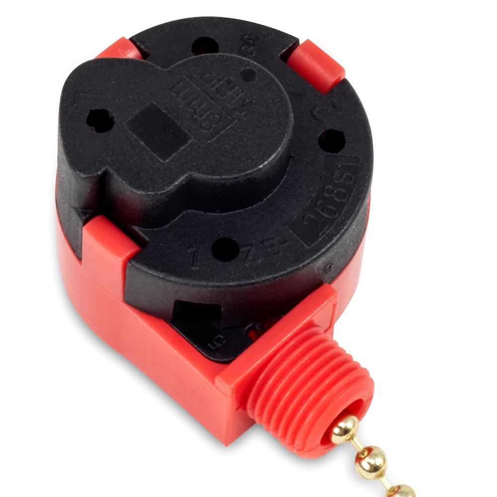 Zing Ear ZE 268s1 3 speed ceiling fan switch - back view