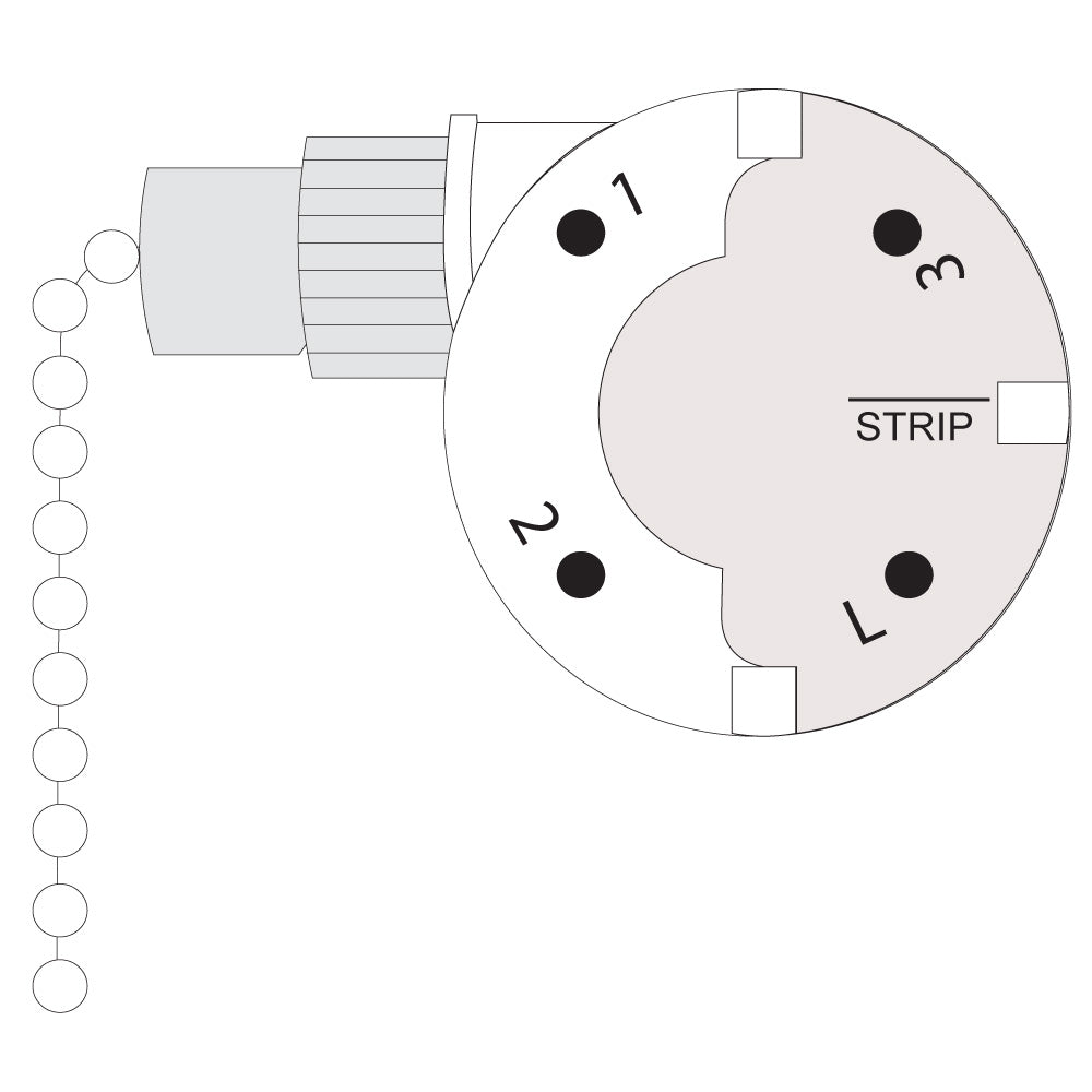 Zing Ear ZE-268S6 3 speed fan switch - diagram