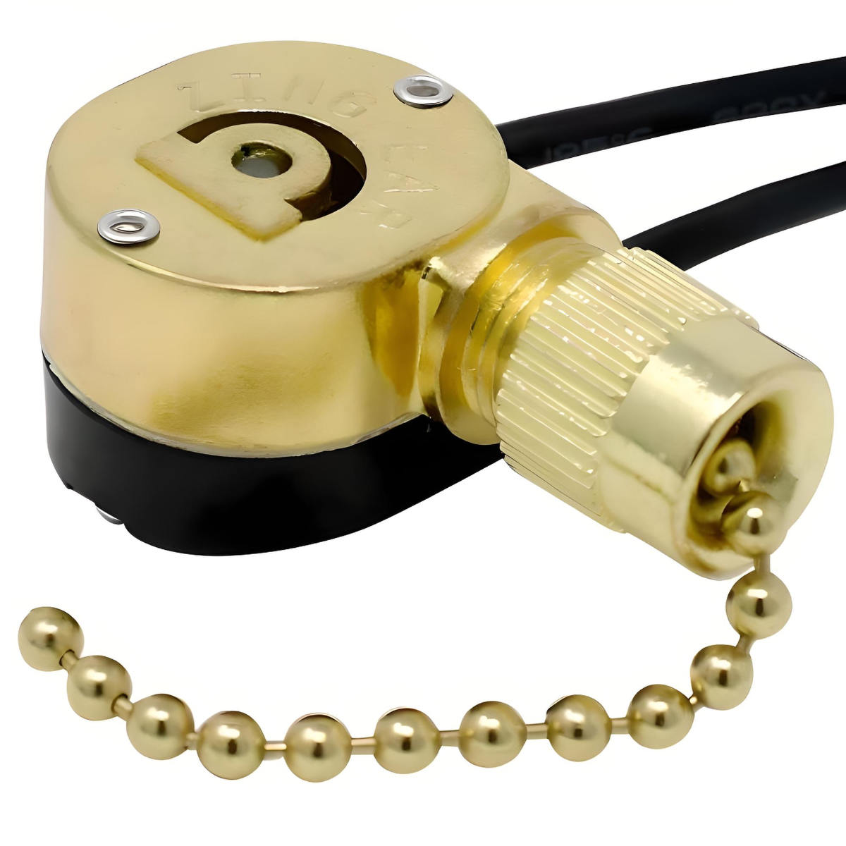 Zing Ear ZE-109M E89885 2 Wire Pull Chain Light Switch Replacement